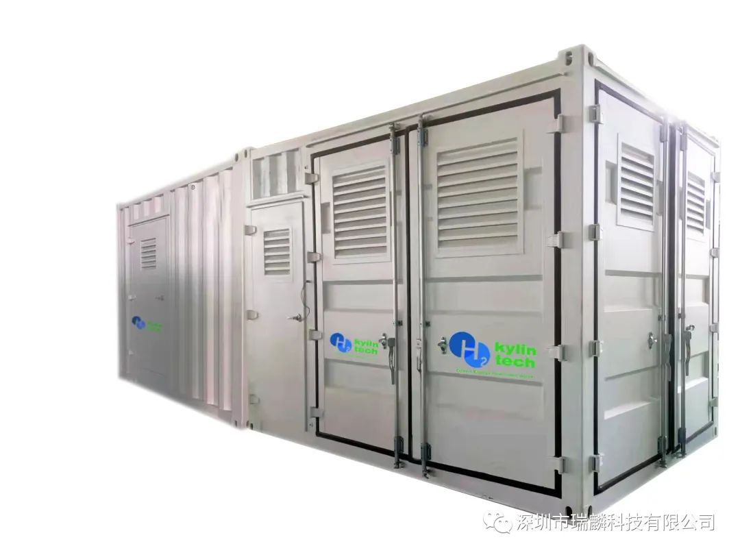 瑞麟科技日产100公斤氢气的高性能制氢系统出货